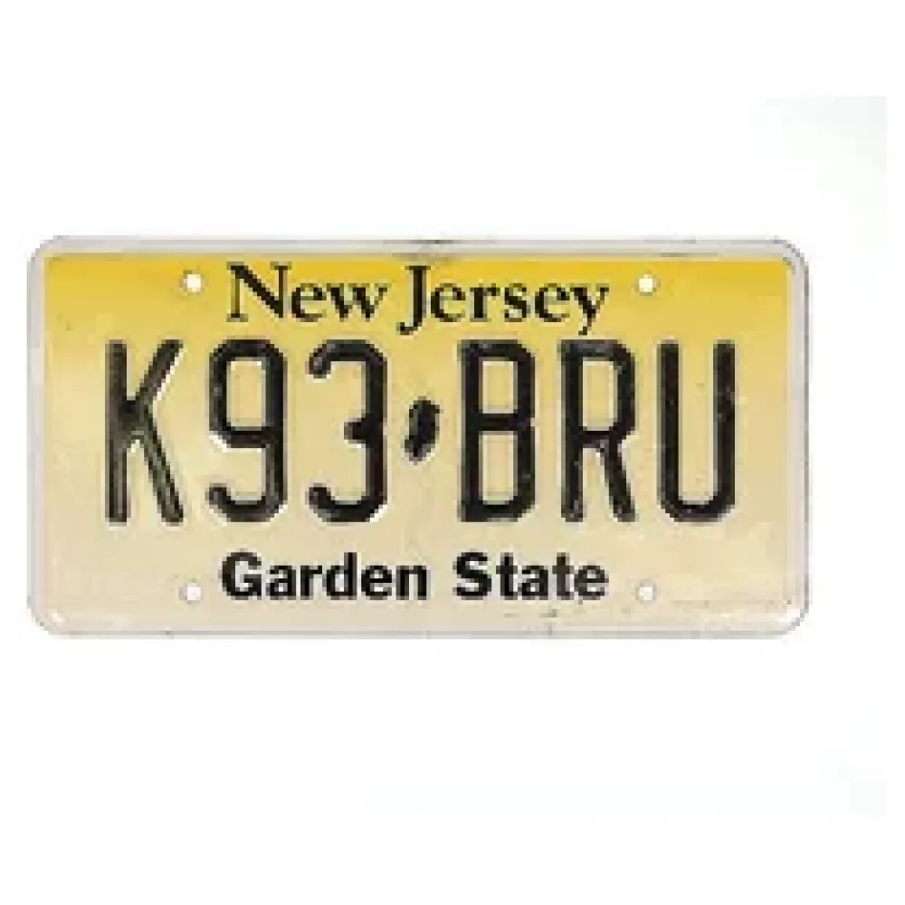 USA-Nummernschild New Jersey - Garden State - original – Bild 2