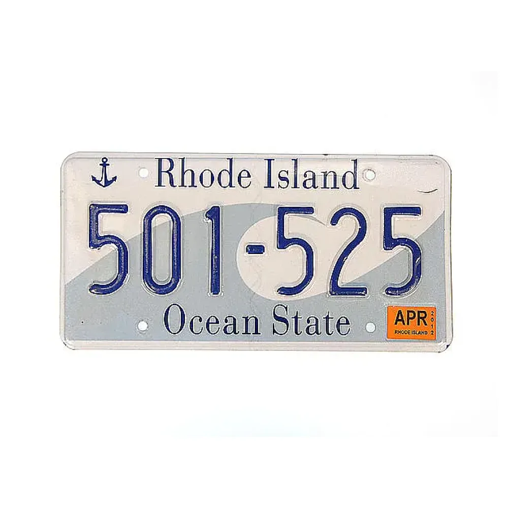 US - Grafiknummernschild Rhode Island - original