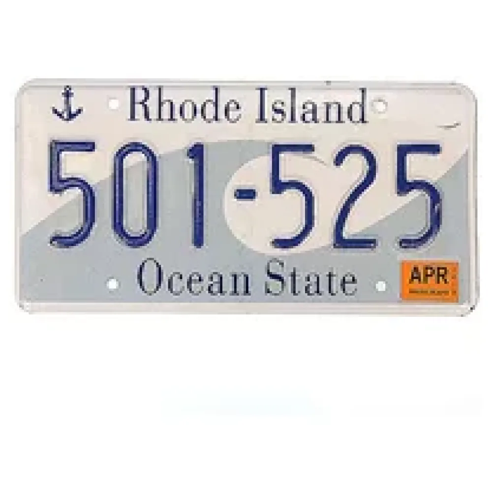 US - Grafiknummernschild Rhode Island - original – Bild 2