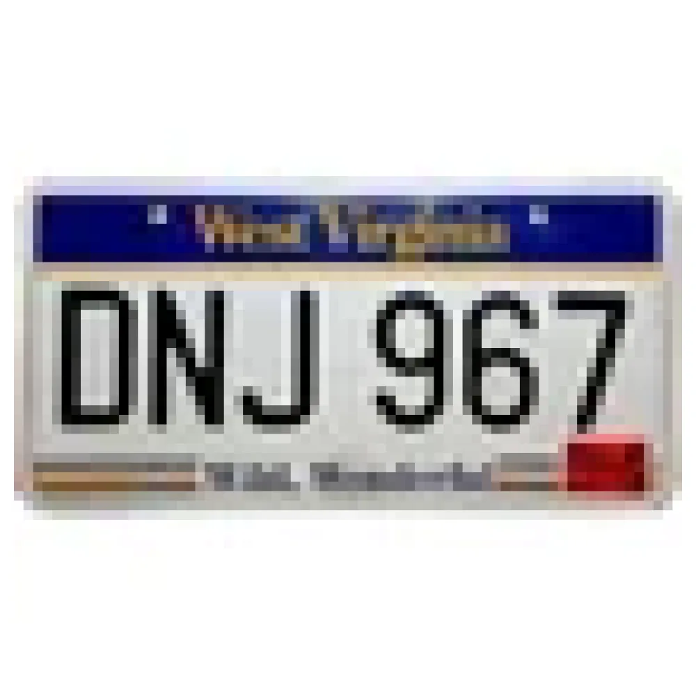 US-Nummernschild West Virginia - Wild Wonderful - original – Bild 3
