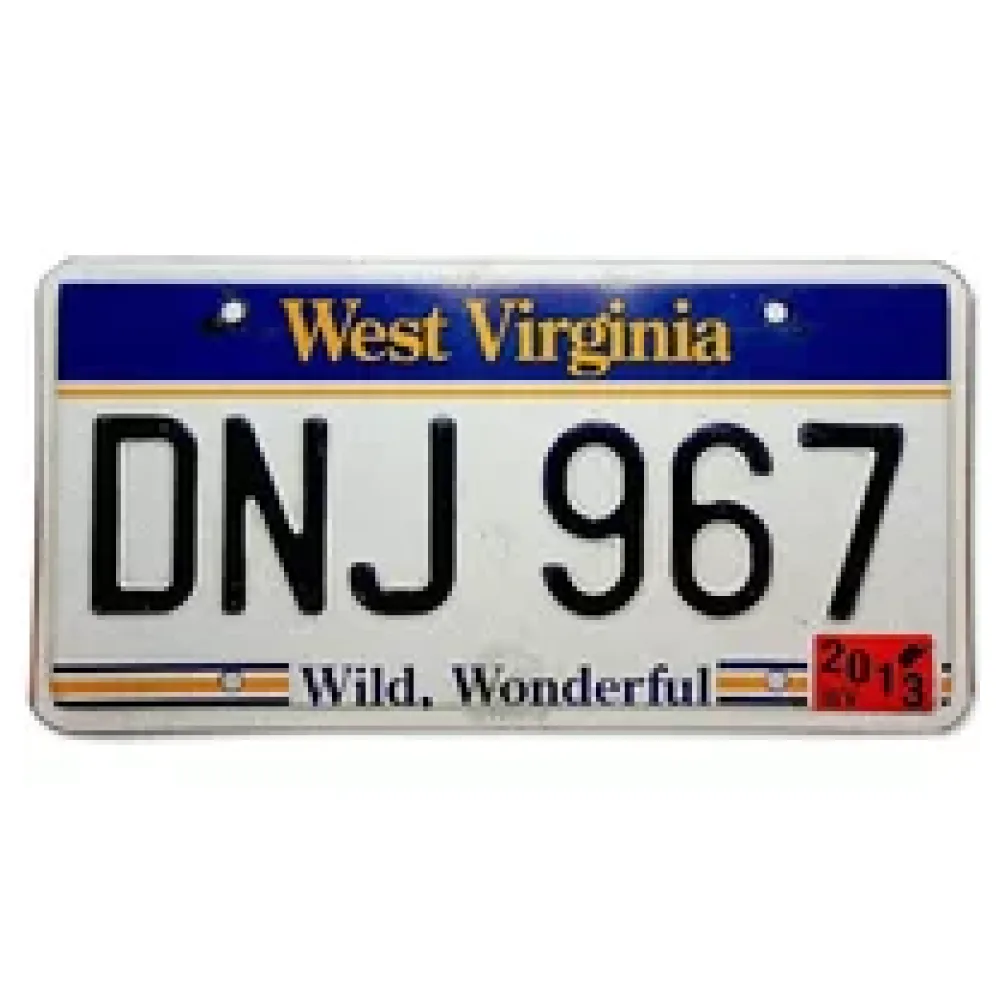 US-Nummernschild West Virginia - Wild Wonderful - original – Bild 2
