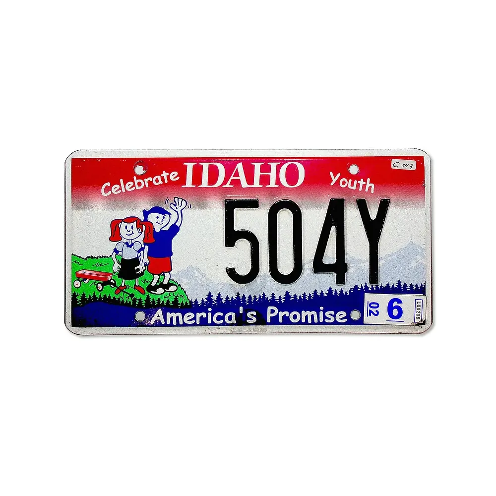 US-Nummernschild Idaho - Americas Promise - original