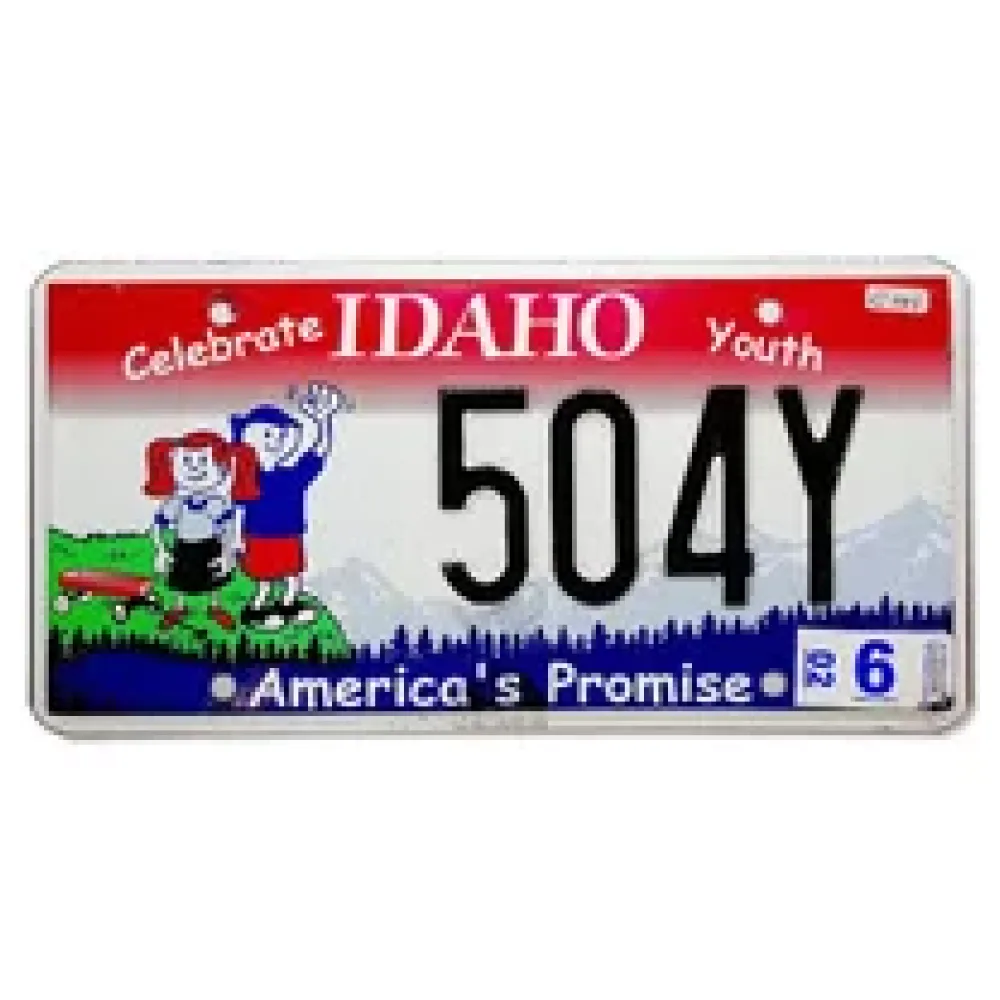 US-Nummernschild Idaho - Americas Promise - original – Bild 2