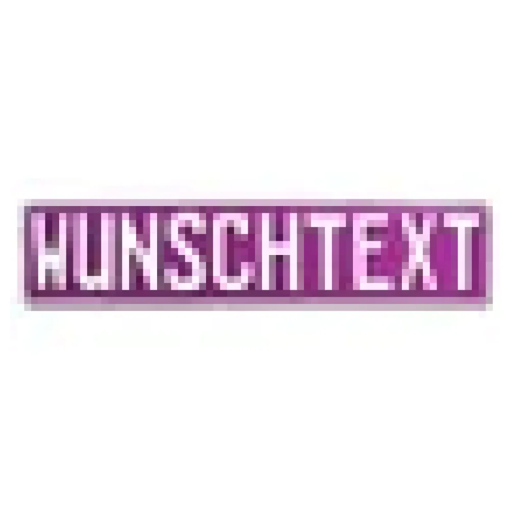 Prägung - Deutsches Kennzeichen mit Wunschtext 1-farbig pink – Bild 3