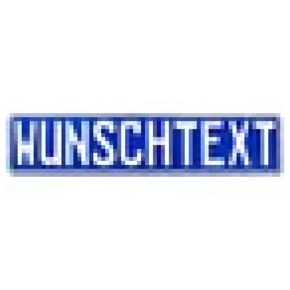 LKW-Namensschild mit Wunschtext 1-farbig dunkelblau – Bild 3