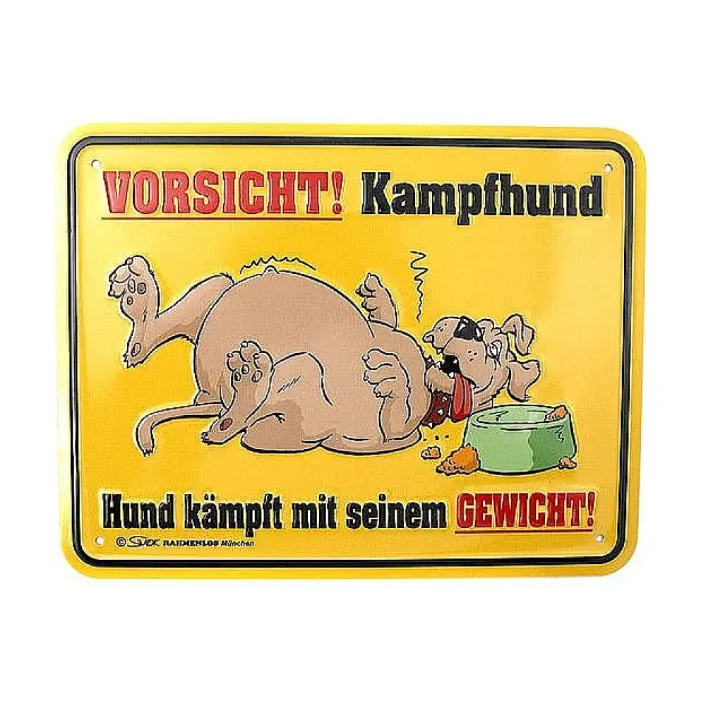 Funschild -Kampfhund-