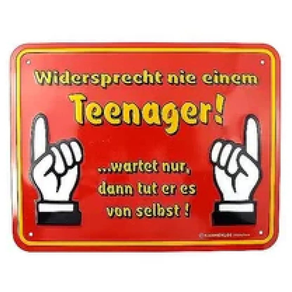Funschild -Widersprecht nie einem Teenager- – Bild 2