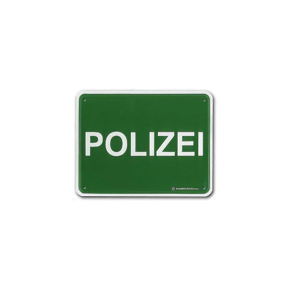 Funschild Polizei