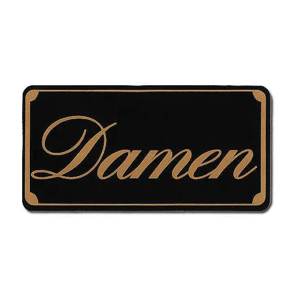Toilettenschild: Damen - WC