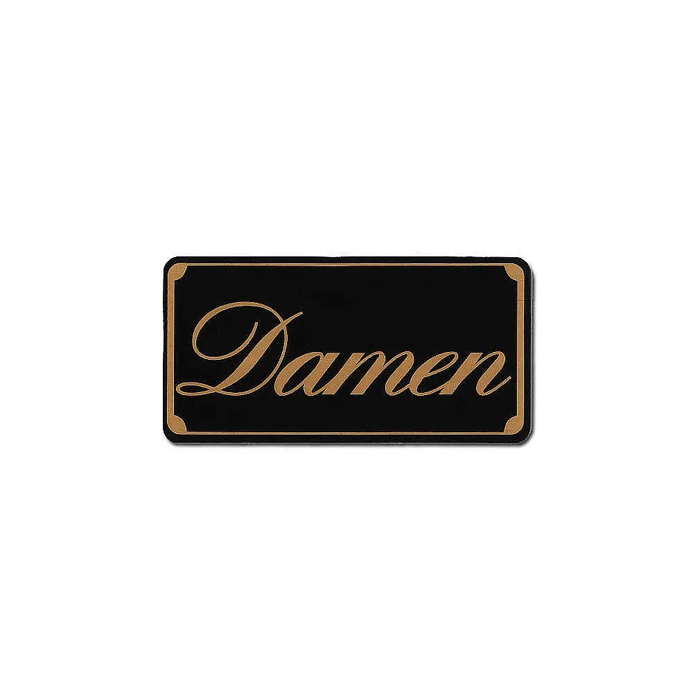 Toilettenschild: Damen - WC