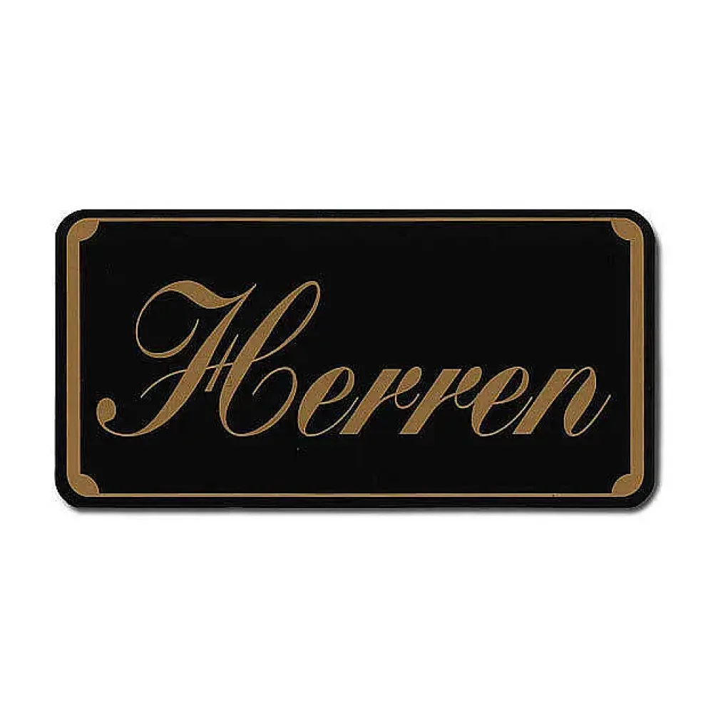 Toilettenschild: Herren - WC