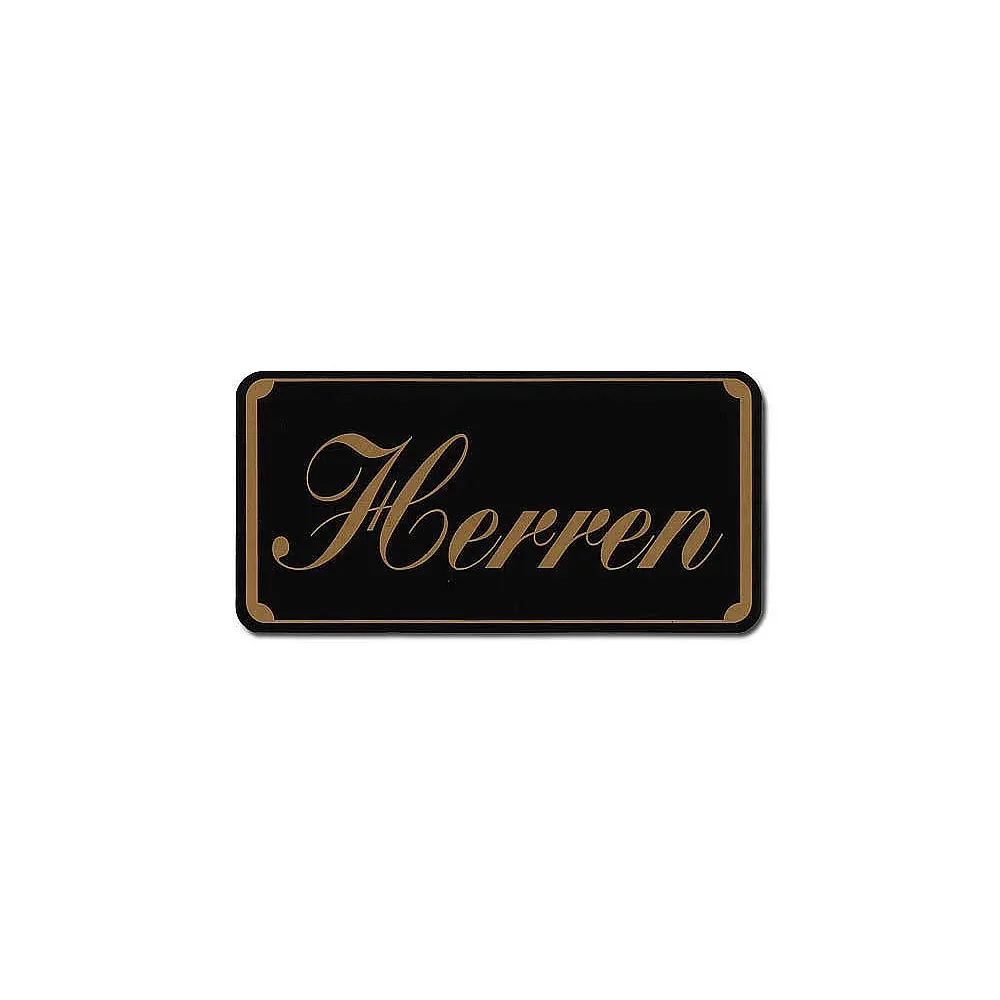 Toilettenschild: Herren - WC
