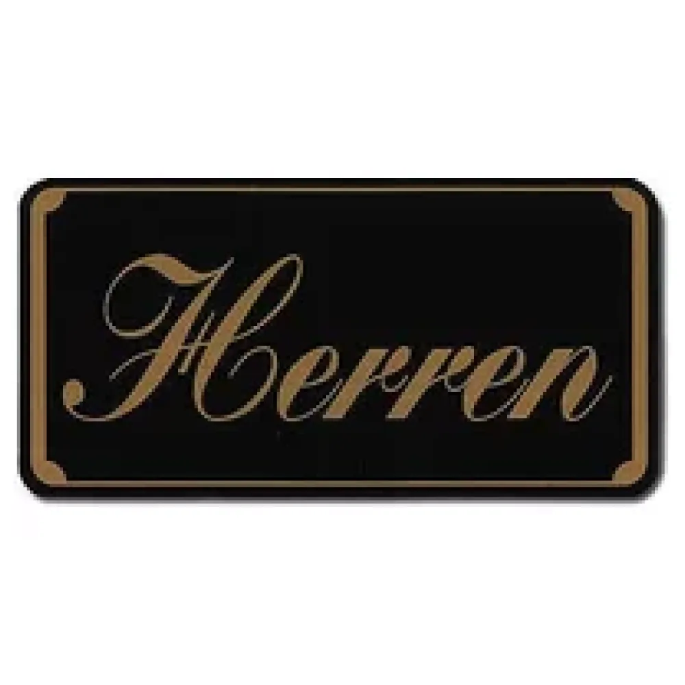 Toilettenschild: Herren - WC – Bild 2