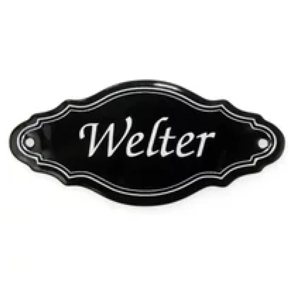 Nostalgisches Emaille Türschild 9 x 4 cm – Bild 2