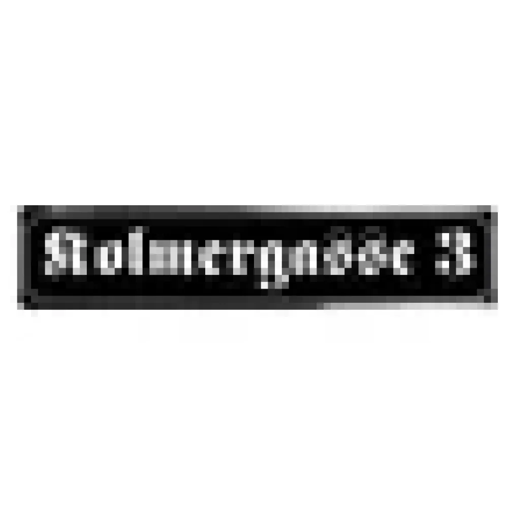 Emaille Straßenschild | 70 x 14,8 cm | max. 20 Buchstaben – Bild 3
