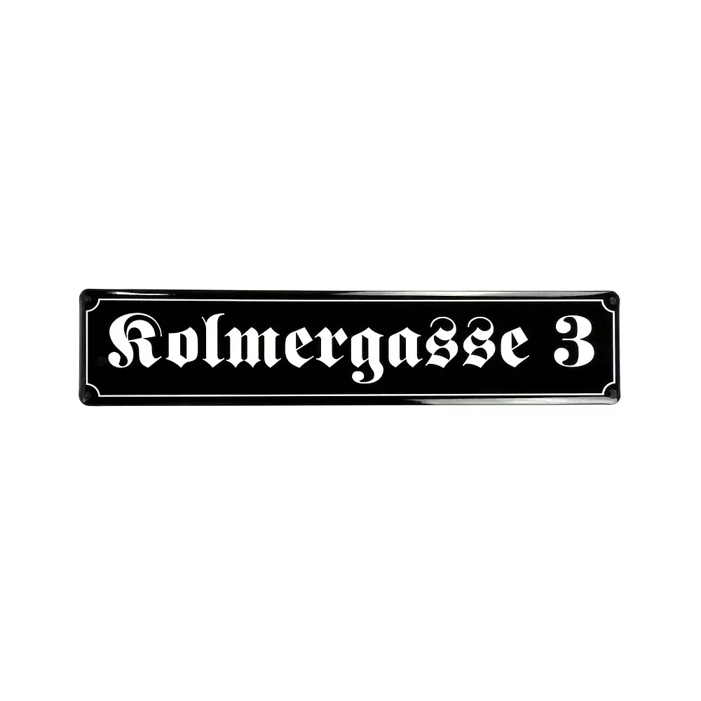 Emaille Straßenschild | 70 x 14,8 cm | max. 20 Buchstaben