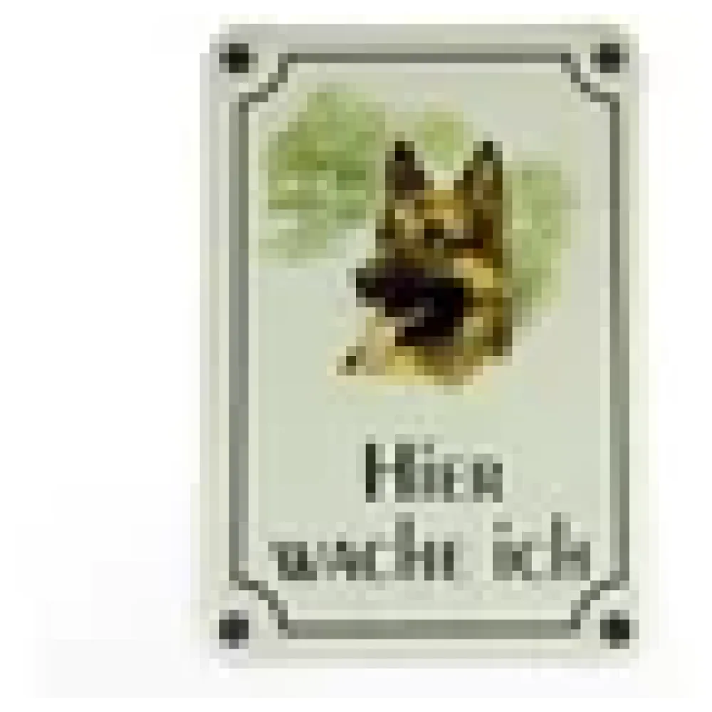 Hundeschild - Türschild aus Emaille - 36 Rassen mit Wunschtext – Bild 3