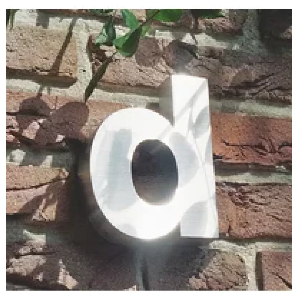 3D Kleinbuchstabe d aus Edelstahl - Höhe 16 cm und Tiefe 3 cm – Bild 2
