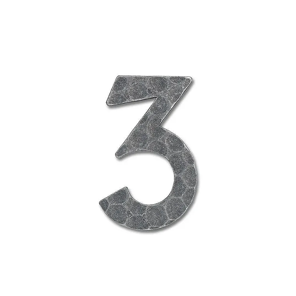 Schmiedeeisen Hausnummer - Ziffer 3
