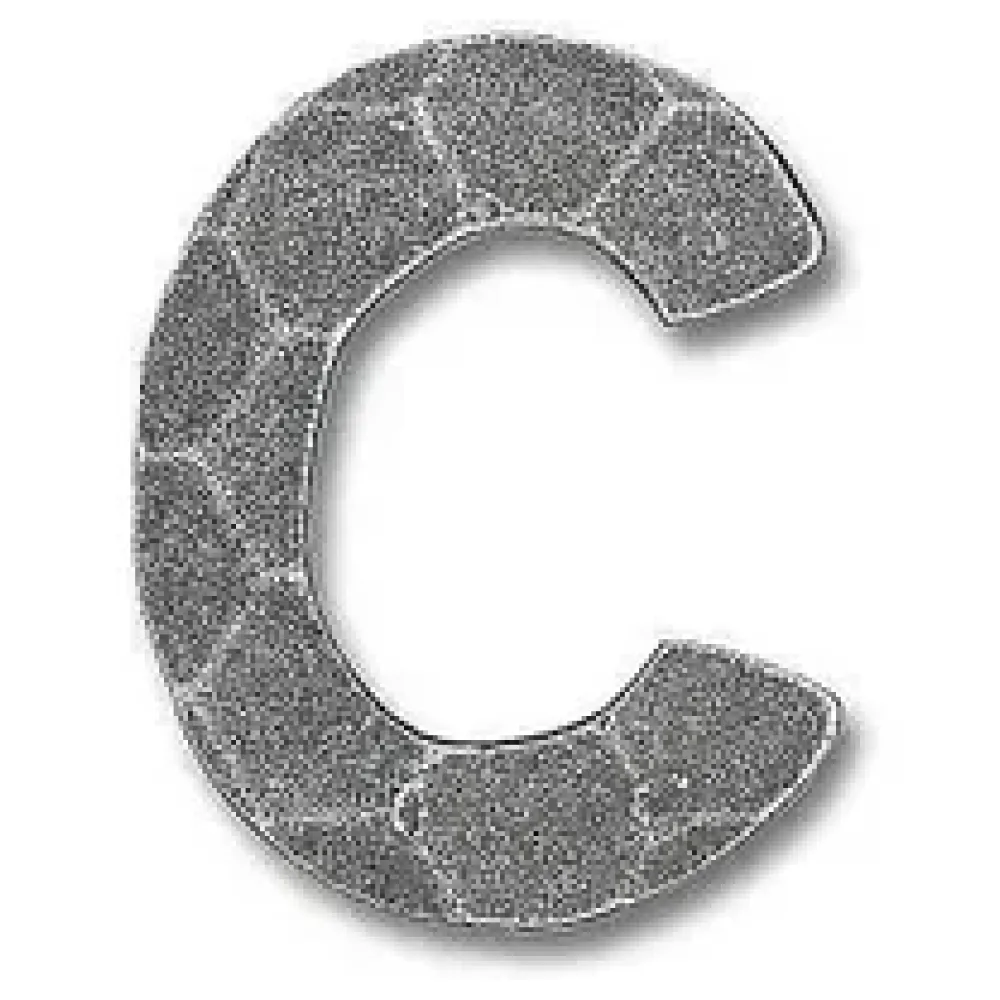 Schmiedeeisen Hausnummer - Buchstabe c – Bild 2