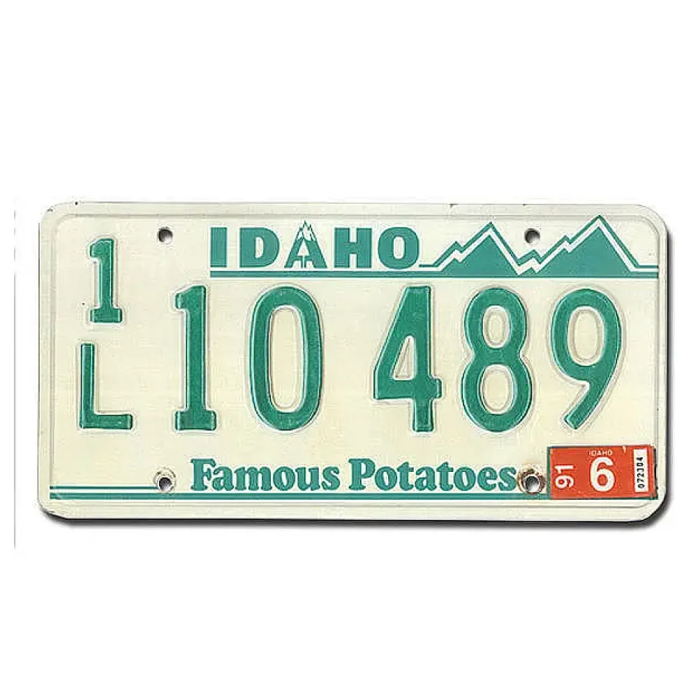 US - Nummernschild aus dem Bundesstaat Idaho