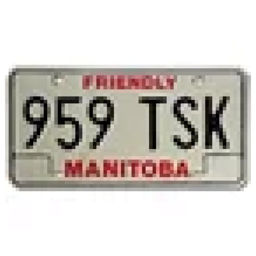 Nummernschild aus Kanada - Manitoba – Bild 3