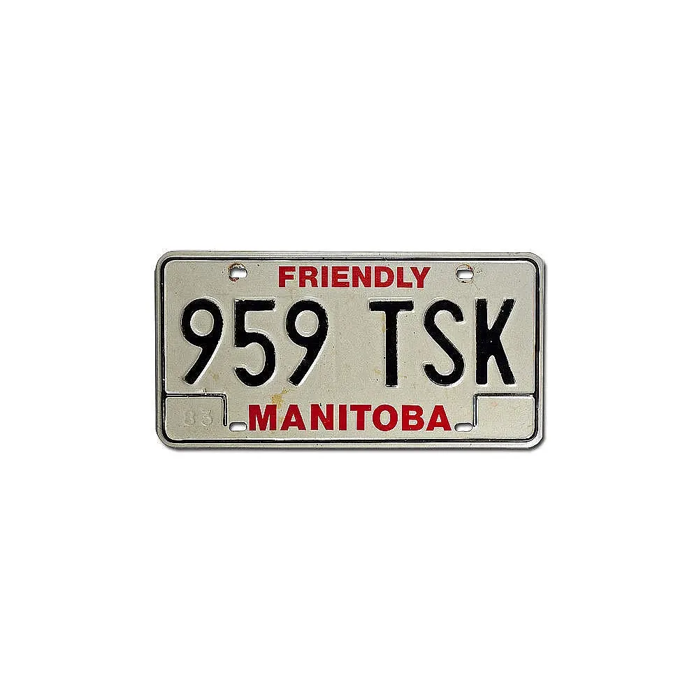 Nummernschild aus Kanada - Manitoba