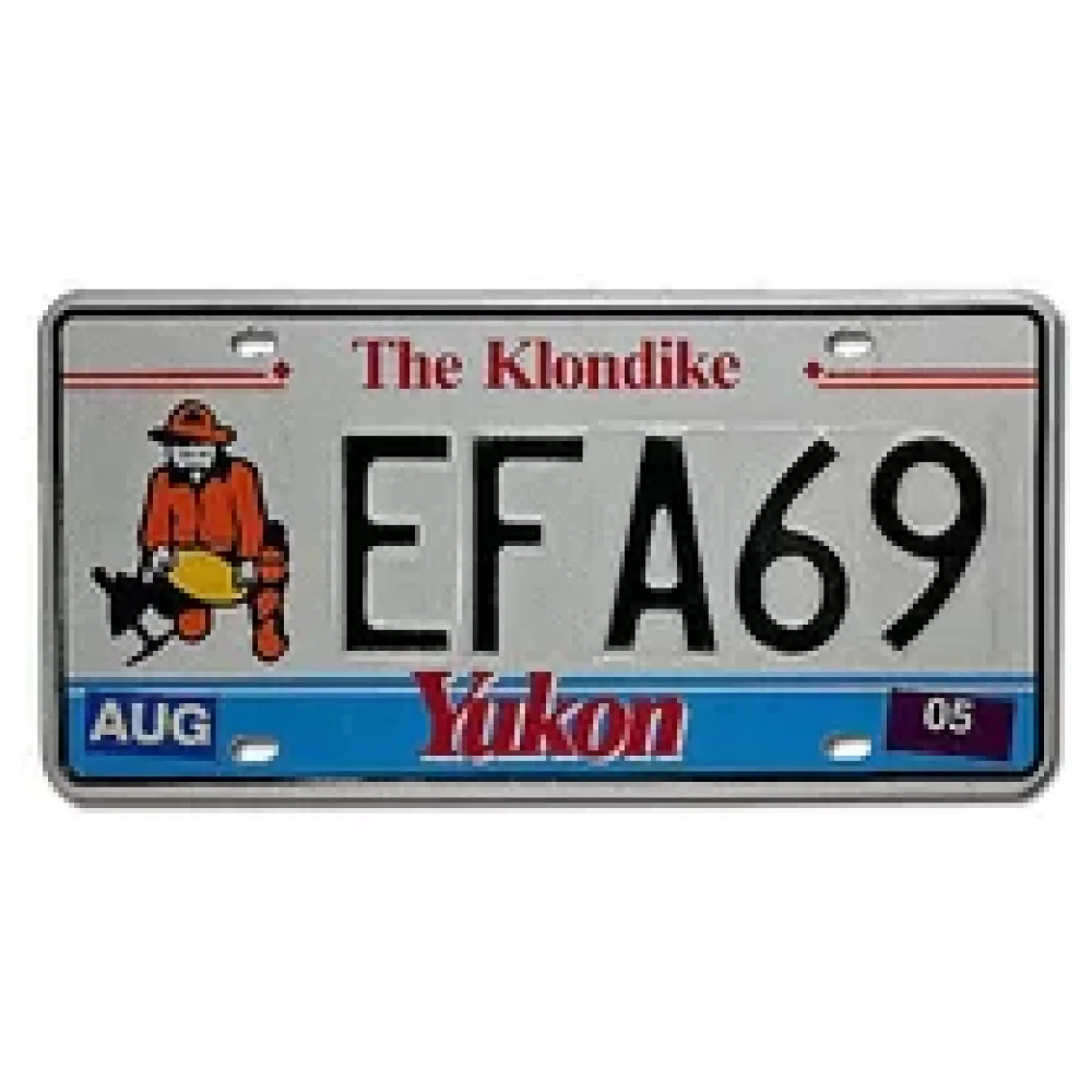 Originales Nummernschild aus Kanada - Yukon – Bild 2