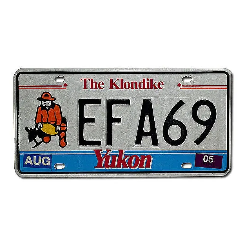 Originales Nummernschild aus Kanada - Yukon