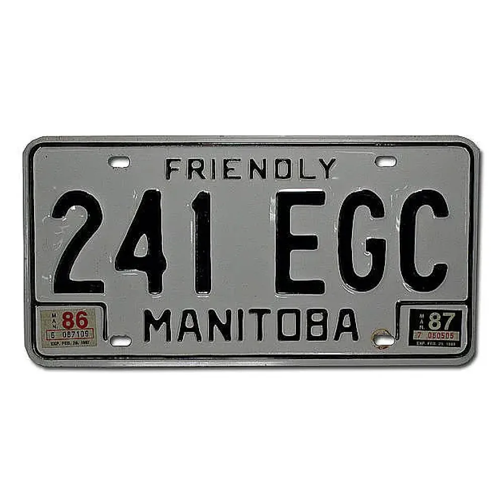 Kanadisches PKW-Schild - Manitoba