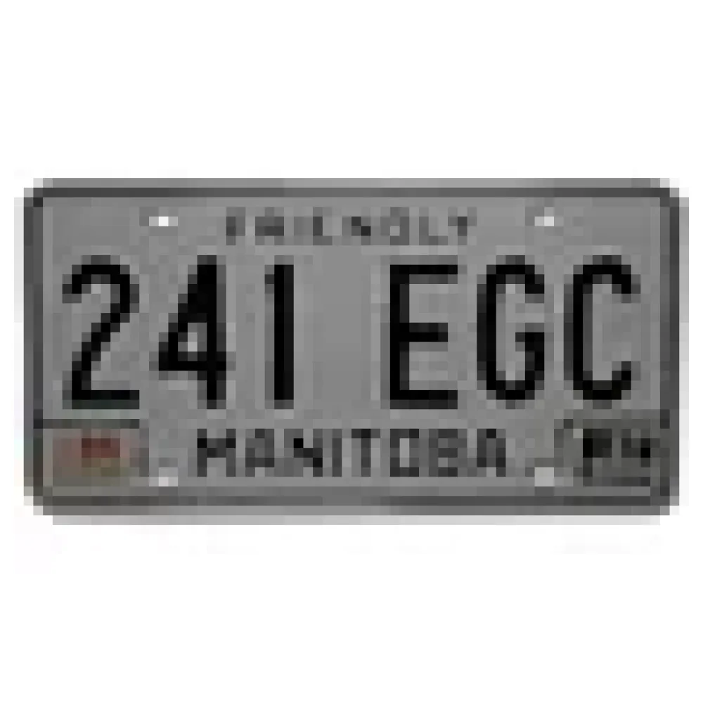 Kanadisches PKW-Schild - Manitoba – Bild 3