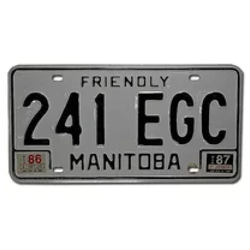Kanadisches PKW-Schild - Manitoba – Bild 2