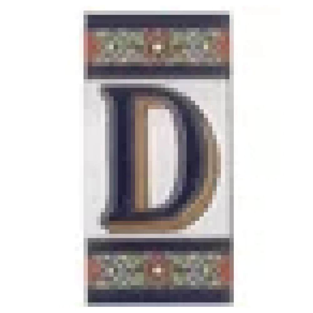 Spanische Fliesen aus Keramik - Buchstabe D – Bild 3
