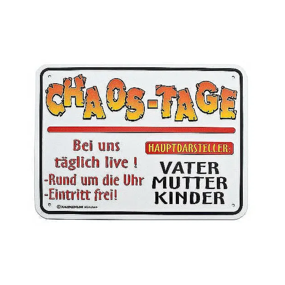 Funschild Chaos Tage
