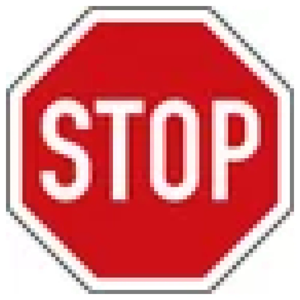 Stoppschild nach StVO Halt! Vorfahrt gewähren! Aluminium 90 x 90 cm – Bild 3