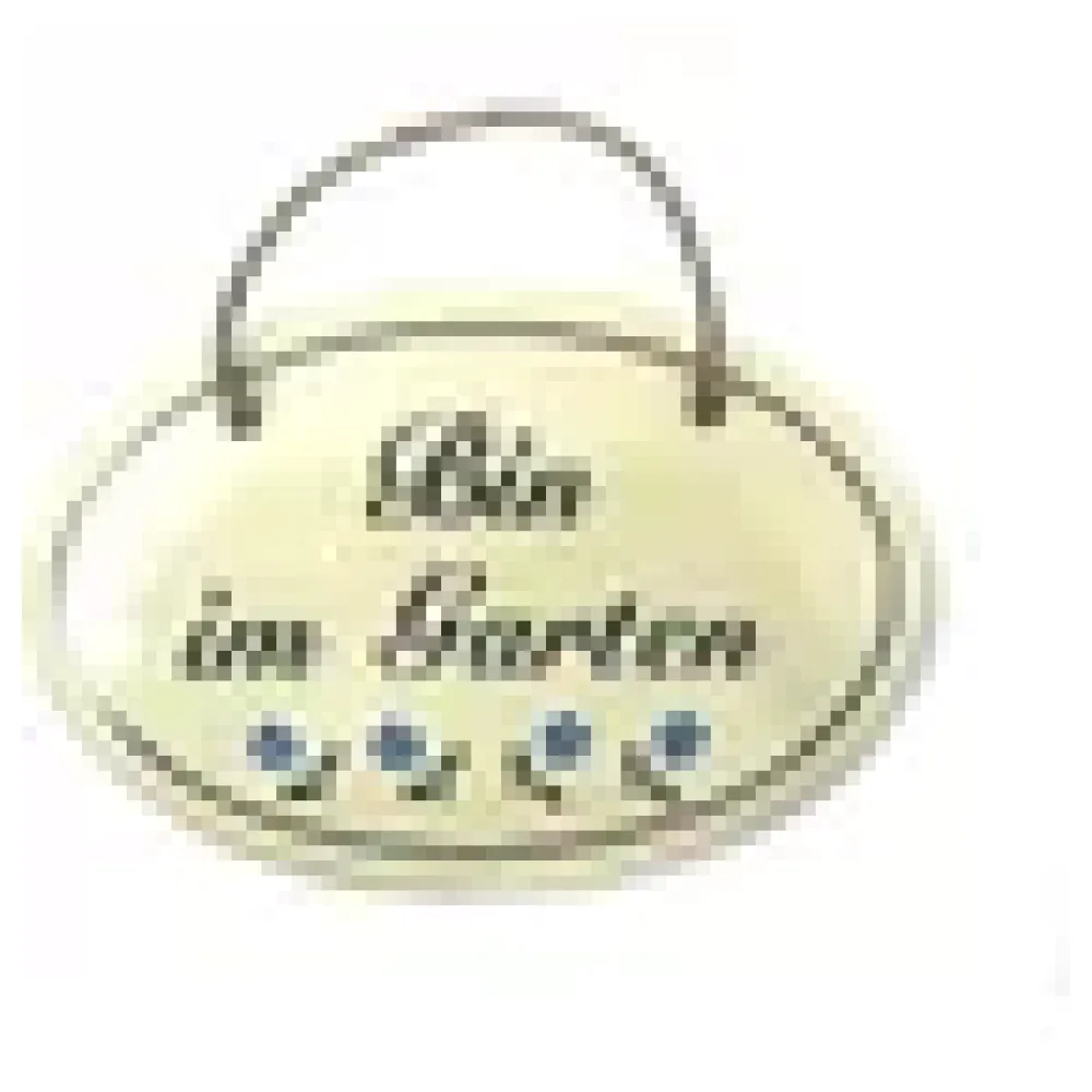 Emaille Türschild für Gartenfreunde - 15 x 10 cm – Bild 3