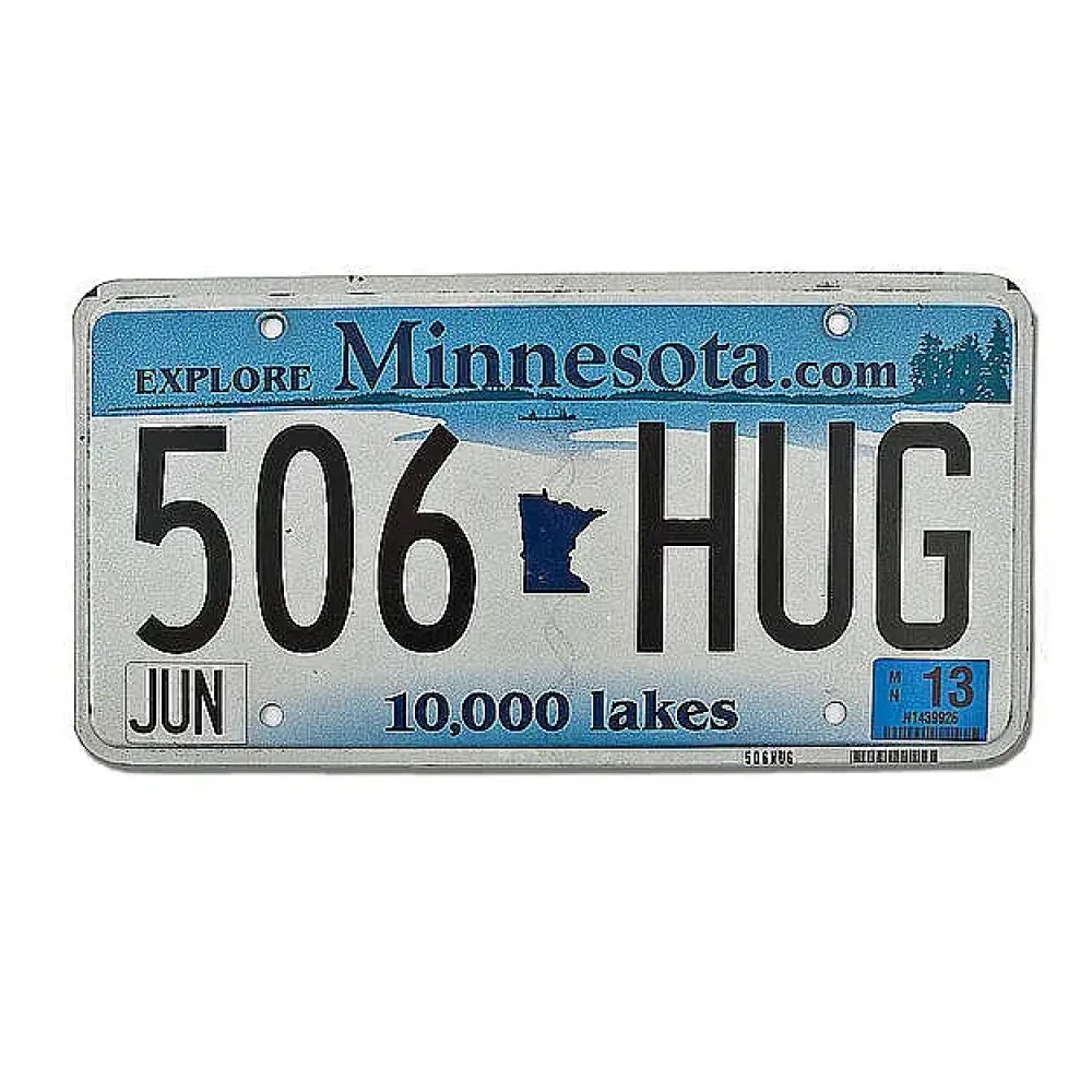 US-Kennzeichen aus Minnesota - original