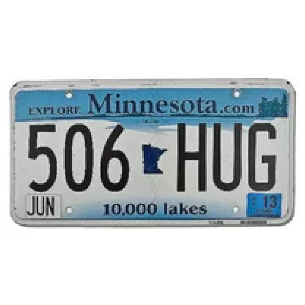 US-Kennzeichen aus Minnesota - original – Bild 2