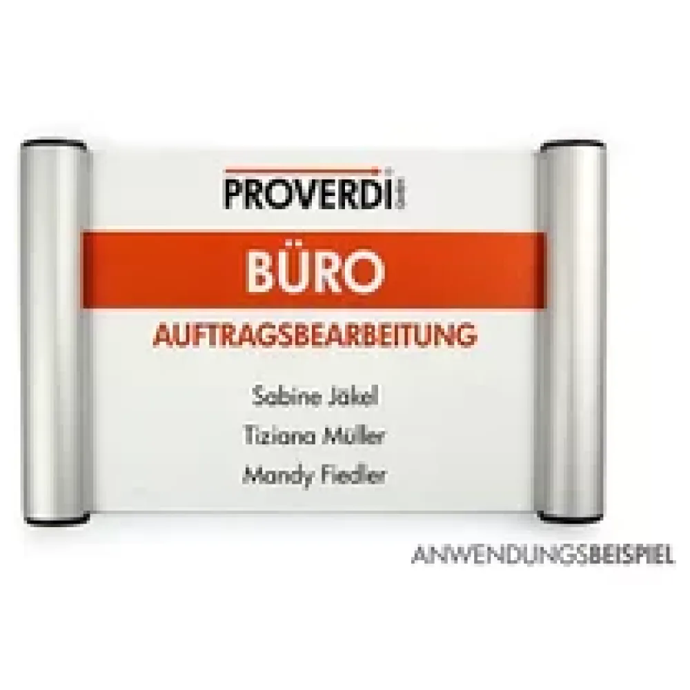 Türschild zum Selbstbeschriften in A5 – Bild 2