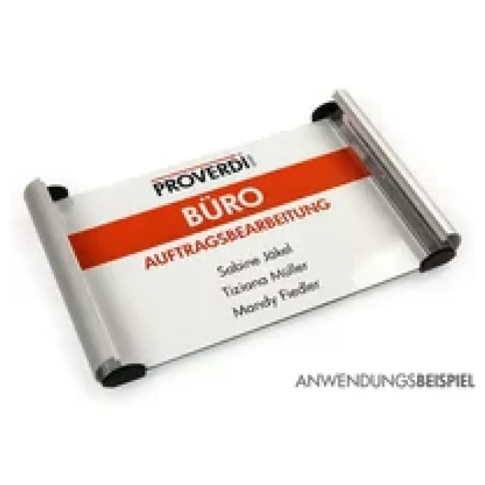 Türschild zum Selbstbeschriften in A4 – Bild 2