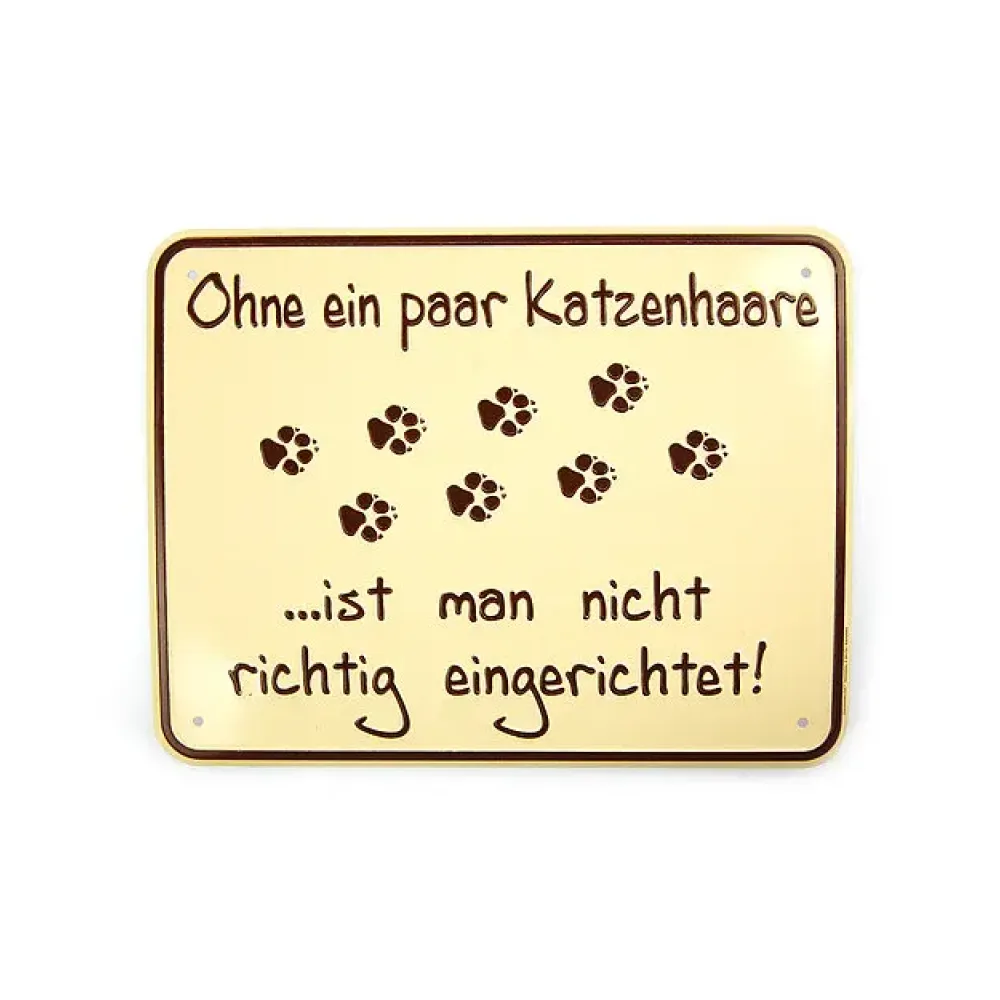 Funschild - Katze