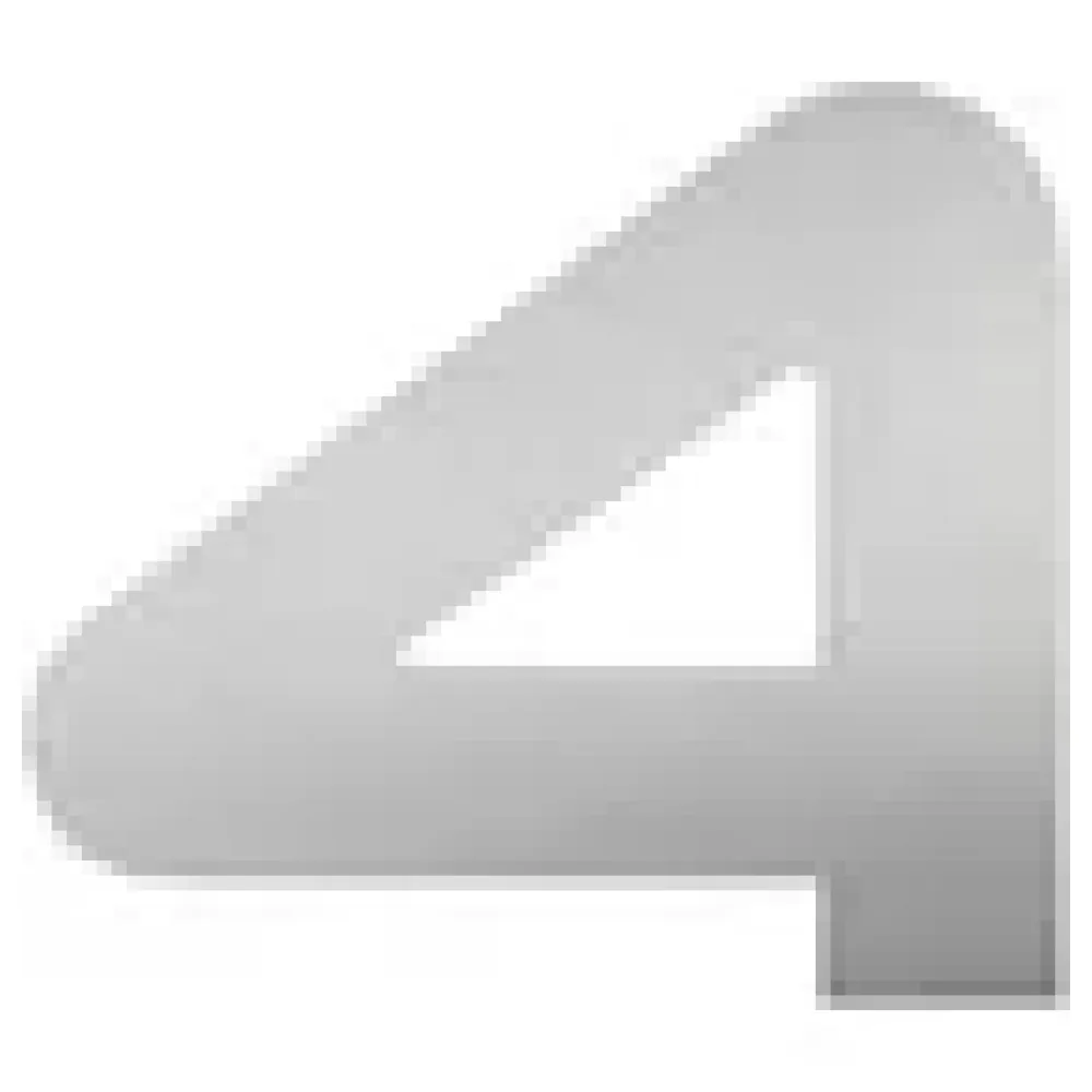 Hausnummer 4 aus Edelstahl - Design Space – Bild 3