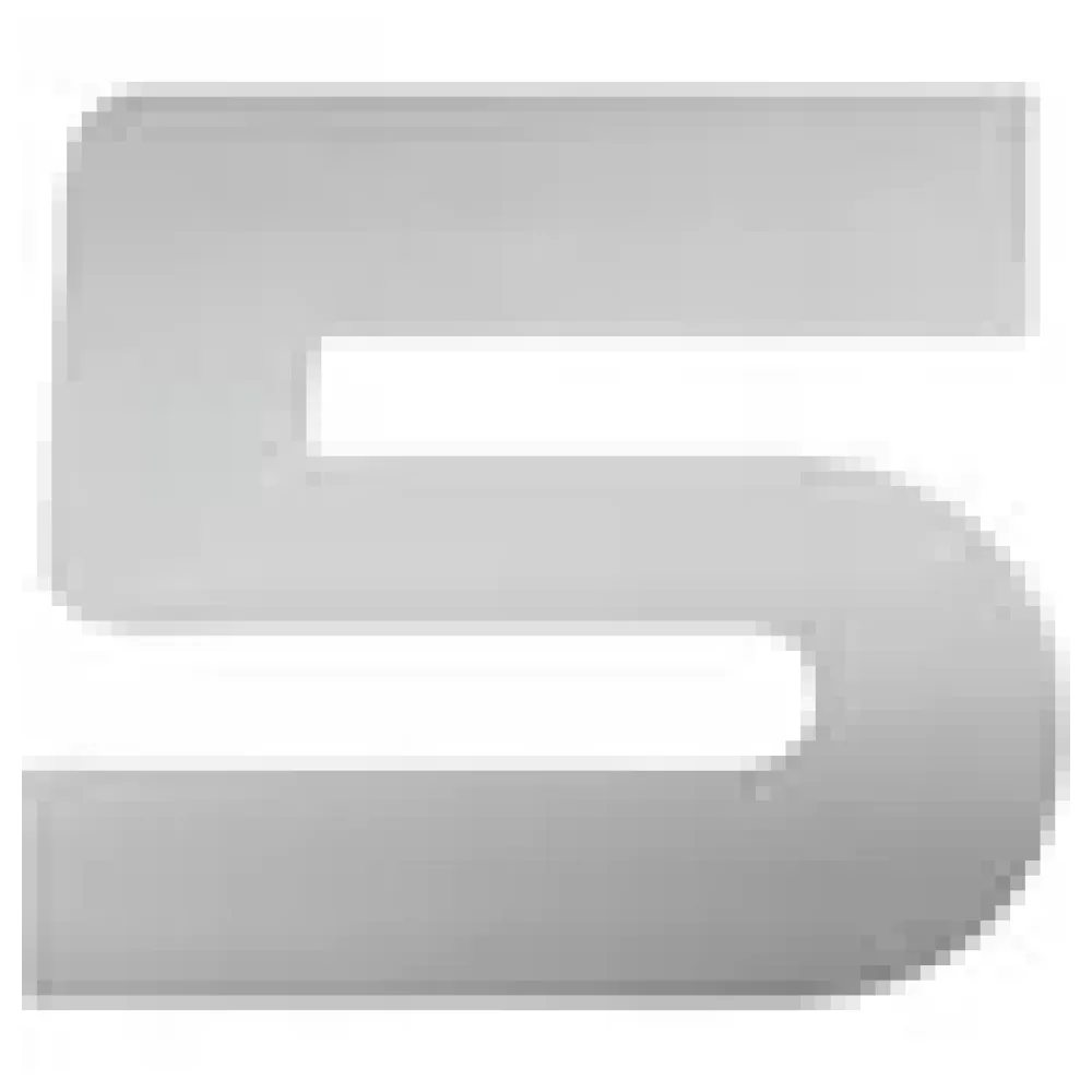 Hausnummer 5 aus Edelstahl - Design Space – Bild 3