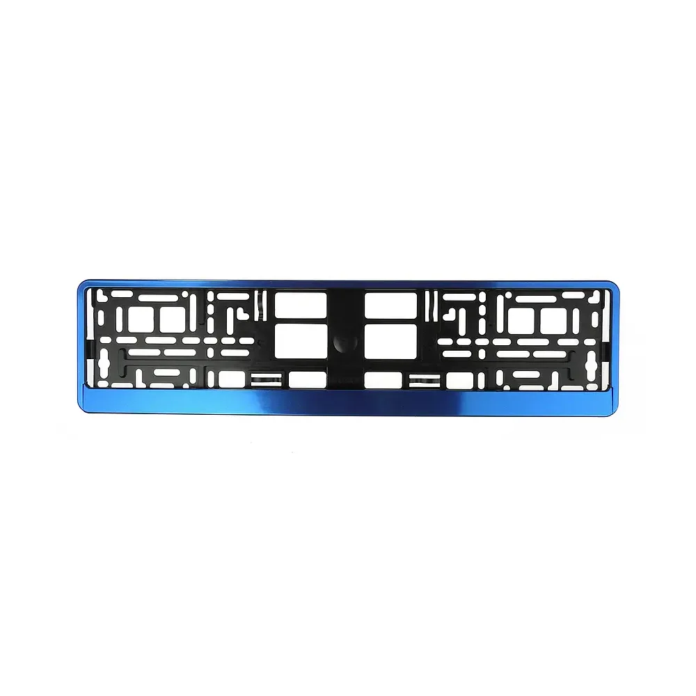 Kennzeichenhalter Blue Butlerfinish | pro Stück