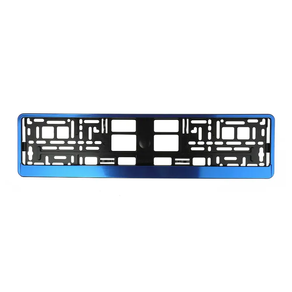 Kennzeichenhalter Blue Butlerfinish | pro Stück