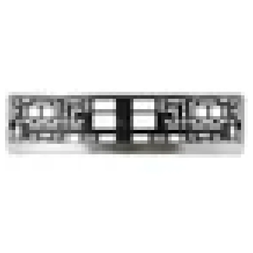 Kennzeichenhalter Silver Butlerfinish - pro Stück – Bild 3