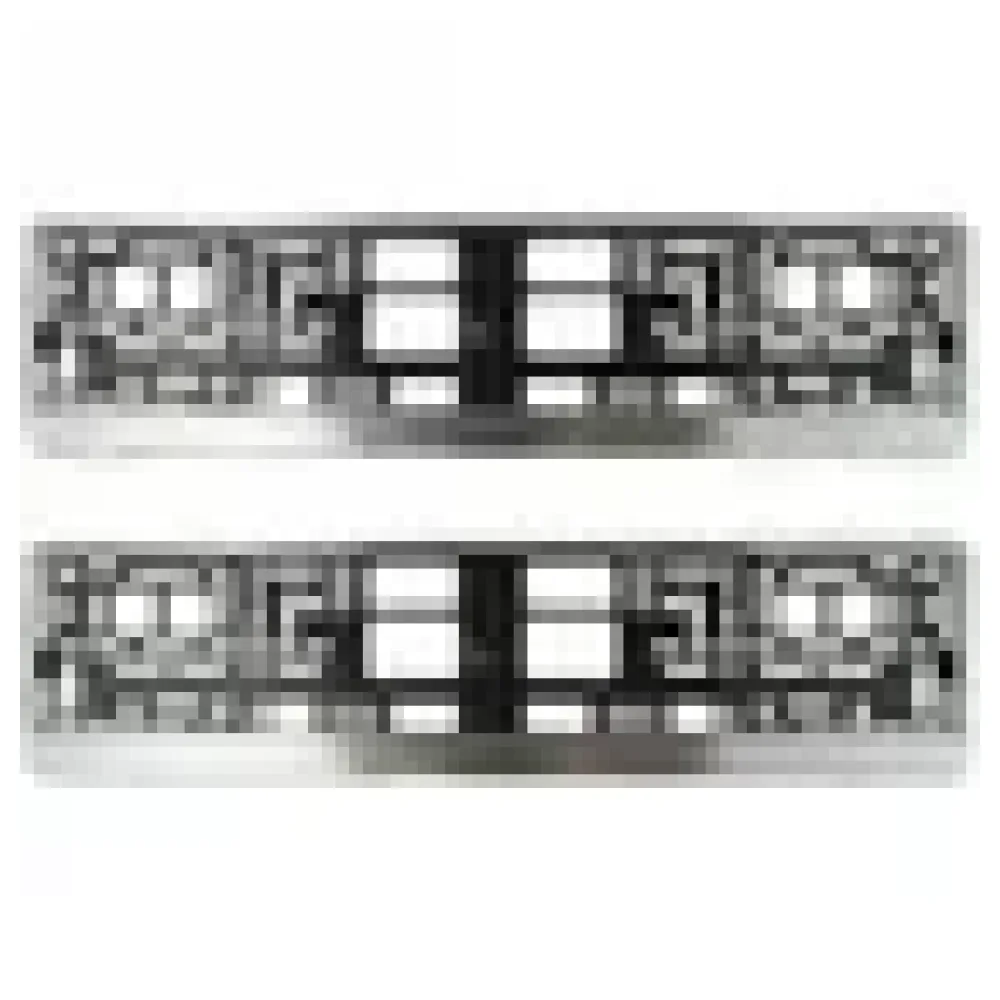 Kennzeichenhalter Silver Butlerfinish - pro Paar – Bild 3