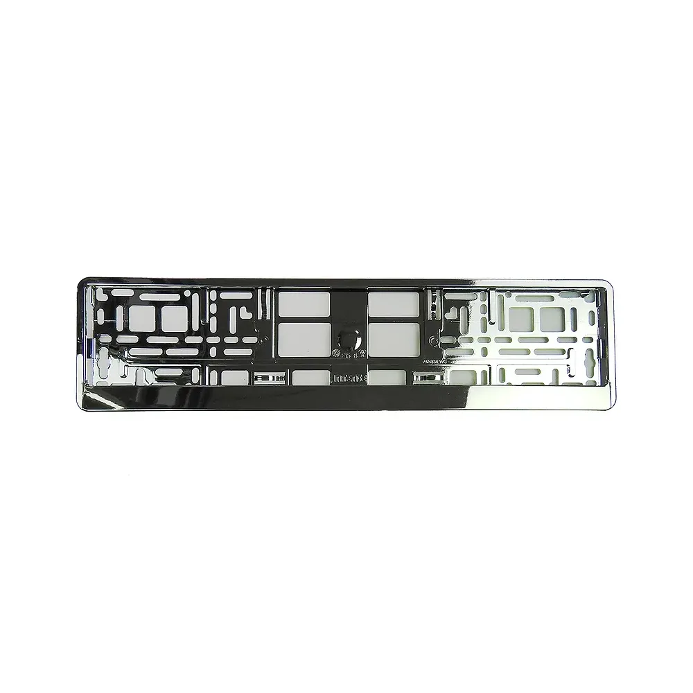 Kennzeichenhalter Chrom Silber - pro Stück