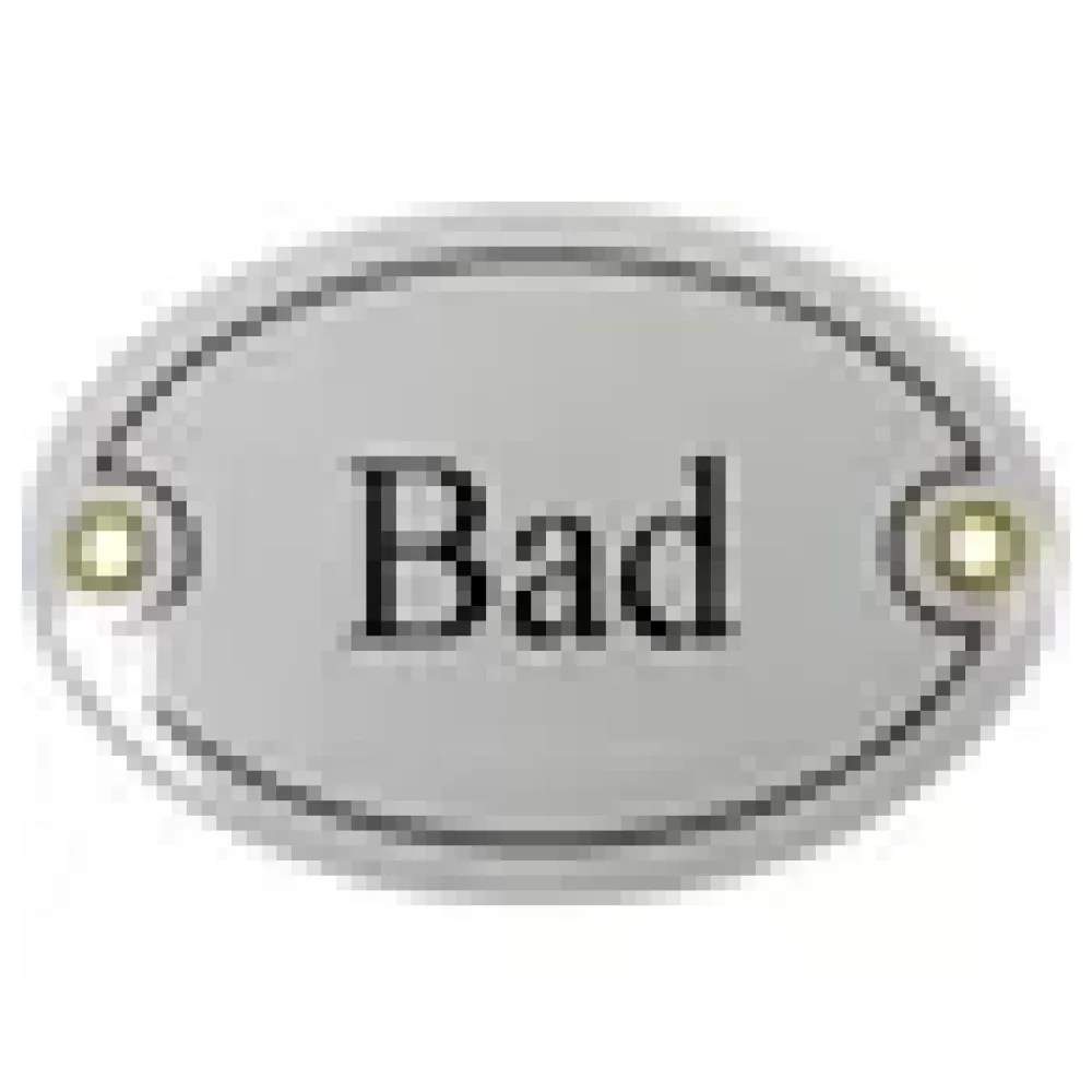 Emailletürschild Größe: 10,5 x 7 cm | Bad – Bild 3