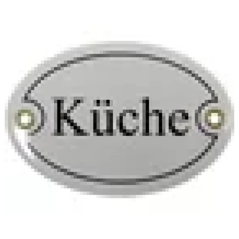 Emailletürschild Größe: 10,5 x 7 cm | Küche, Bad, Gäste, Büro – Bild 3